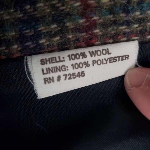 International Scene Wool Plaid Jacket Vintage Lined Button Front Womens Size 12 - Picture 6 of 14